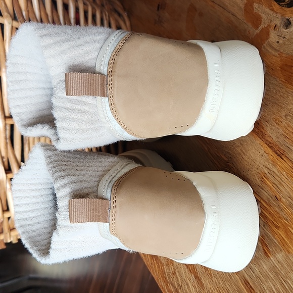 Merrell Cloud Renew Bluff Boots Wool Felt Leather Hiking sz 7 - Picture 3 of 15